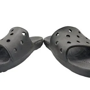 Classic Crocs Slides Mens 13 Black Sandals Shoes Iconic Comfort 206121 Classic Crocs Slides Mens 13 Black Sandals Shoes Iconic  main image 3